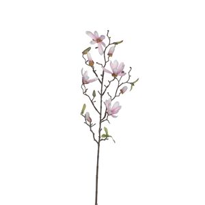 Kunstblume Magnolien-Zweig rosa 75 cm