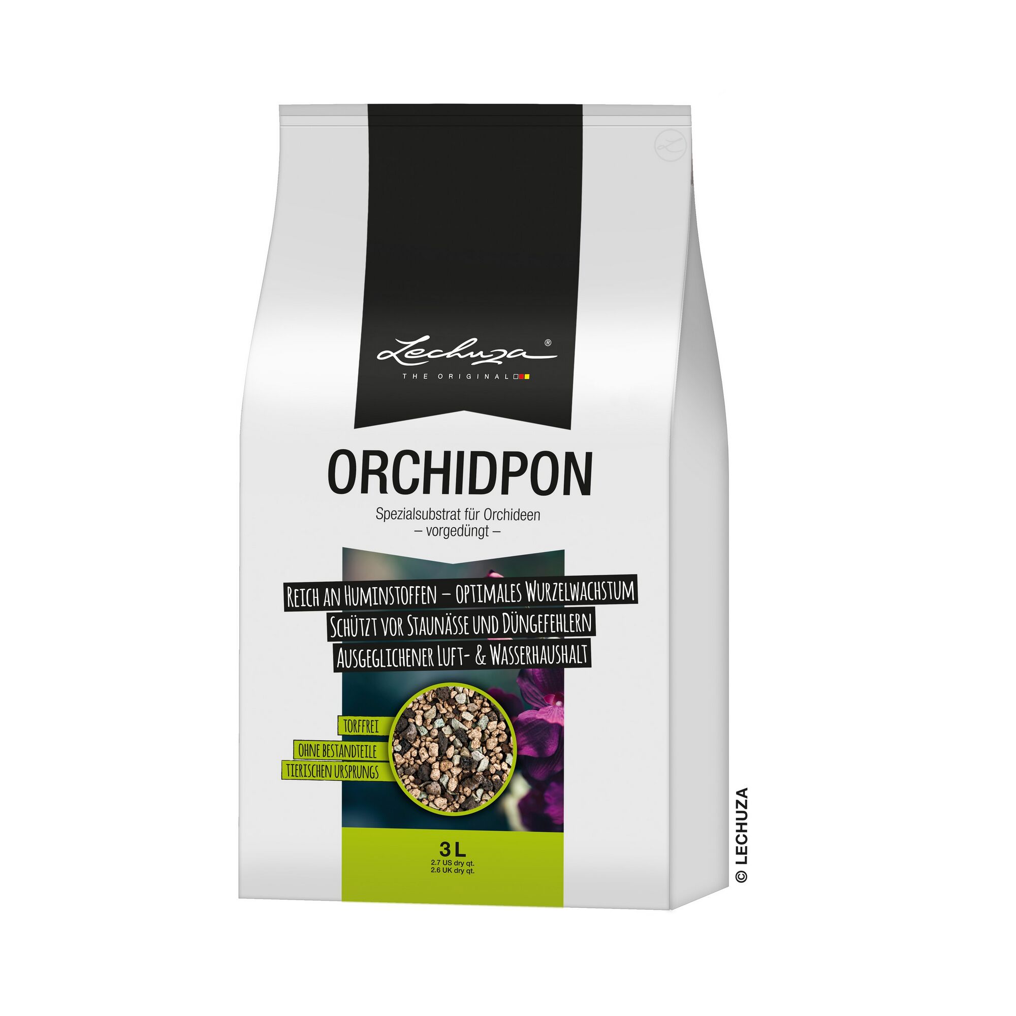 Lechuza Orchidpon Spezialsubstrat für Orchideen 3l