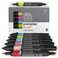 Sechs ProMarker Brush Stifte in mittleren Farbtönen