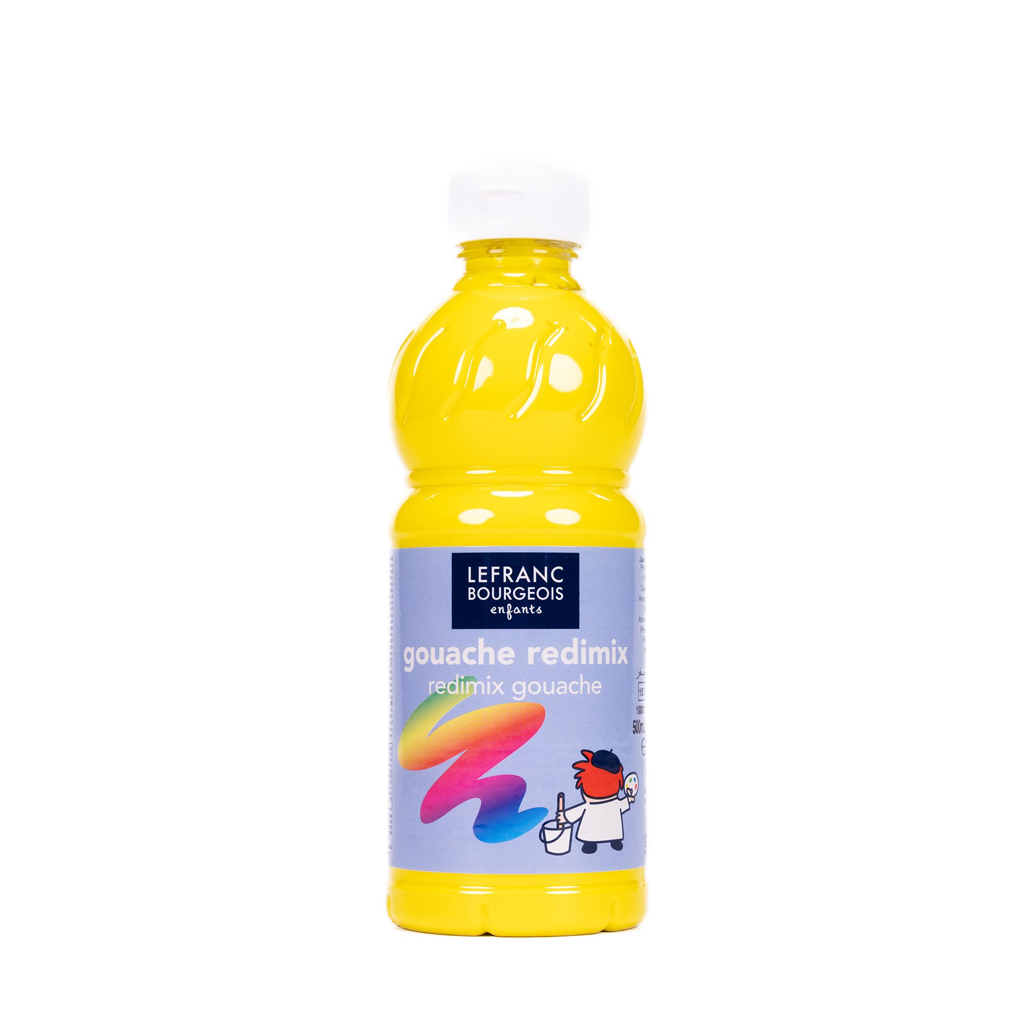 Flasche mit gelber Temperafarbe von Lefranc Bourgeois