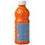 Flasche mit oranger Temperafarbe