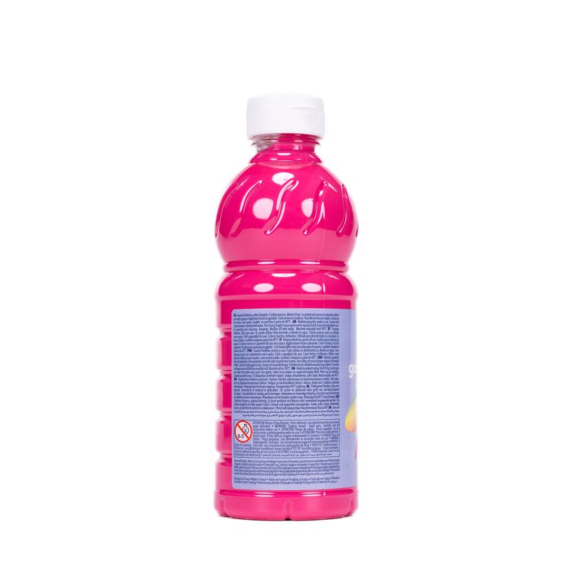 Flasche mit rosa Farbe