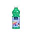 Grüne Temperafarbe in einer Flasche.