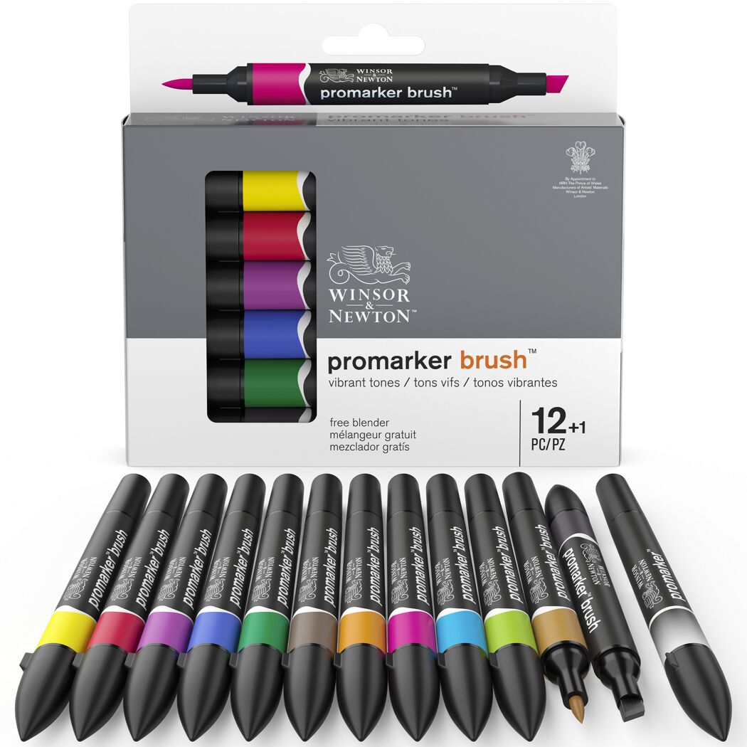 Winsor & Newton ProMarker Brush 12er Set