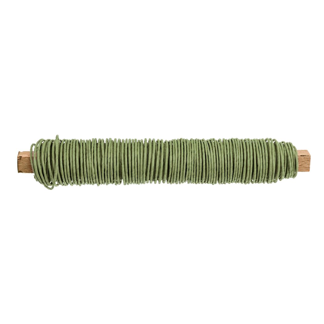 Papierwickeldraht grün 0,8 mm x 22 m