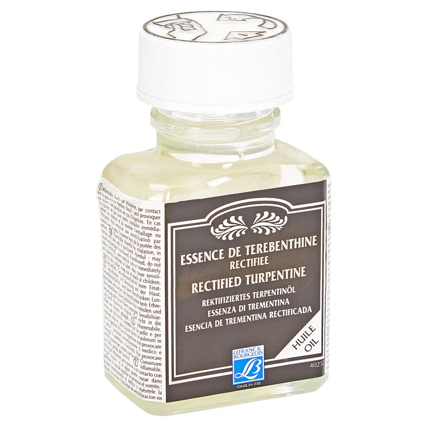 Flasche mit Terpentinöl von Lefranc & Bourgeois