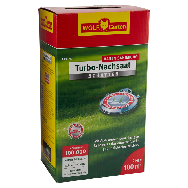 Bild von Turbo-Nachsaat Schatten 100 m² 2 kg