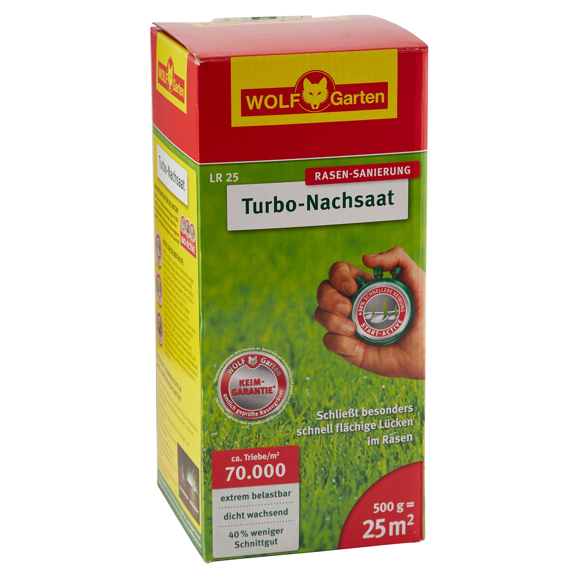 Wolf Garten Turbo-Nachsaat für Rasenreparatur