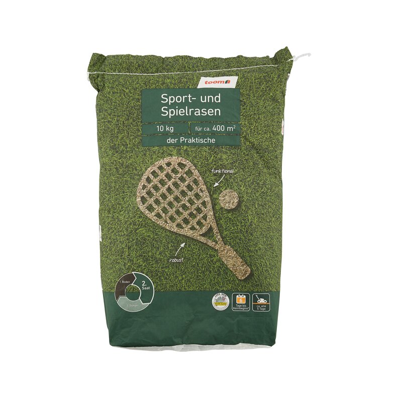 toom Sport- und Spielrasen 10 kg ǀ toom Baumarkt