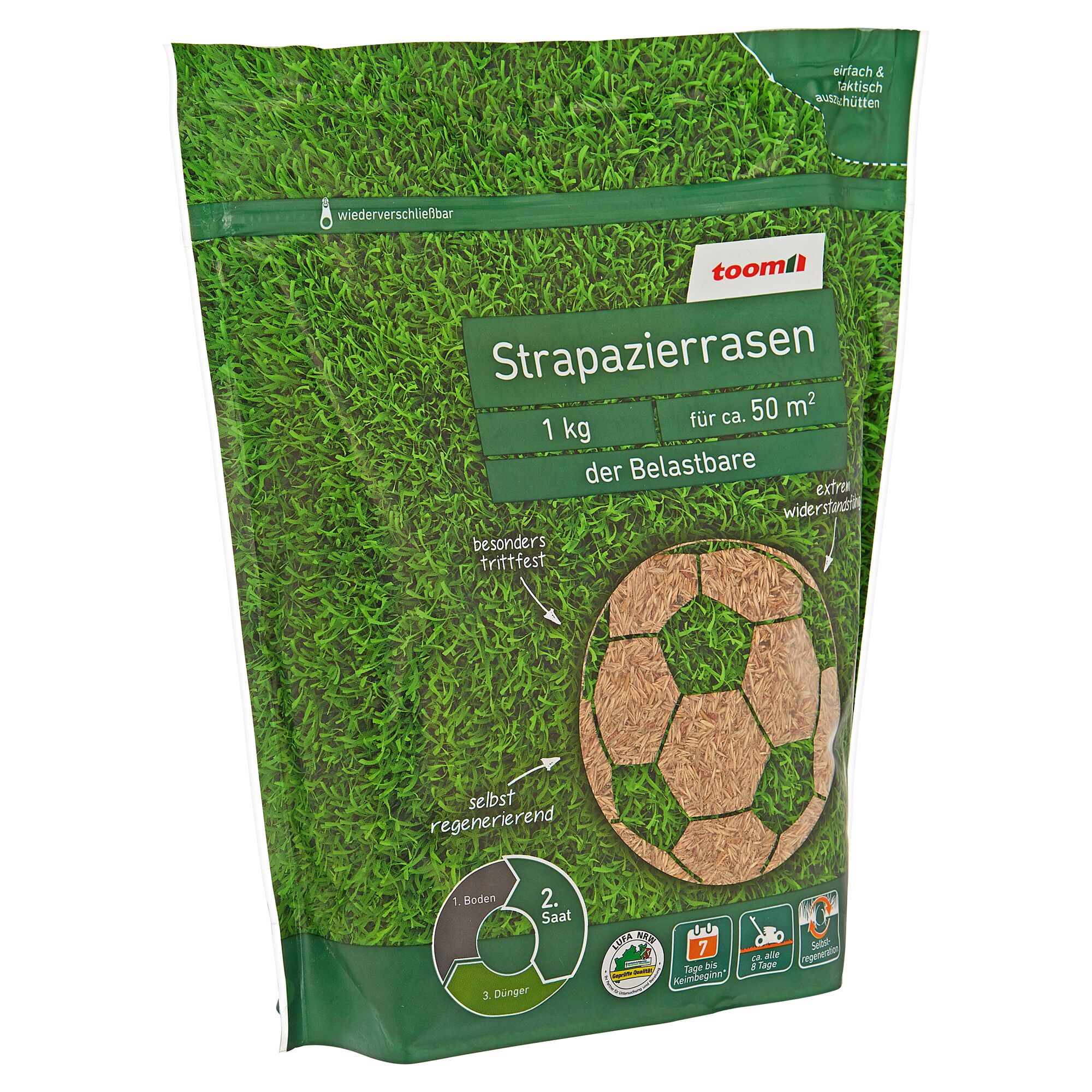 Toom Strapazierrasen, 1 kg für ca. 50 m²