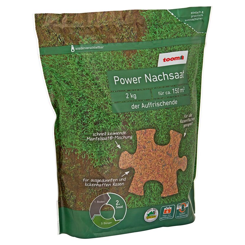 Toom Power Nachsaat 2 kg für ca. 150 m²