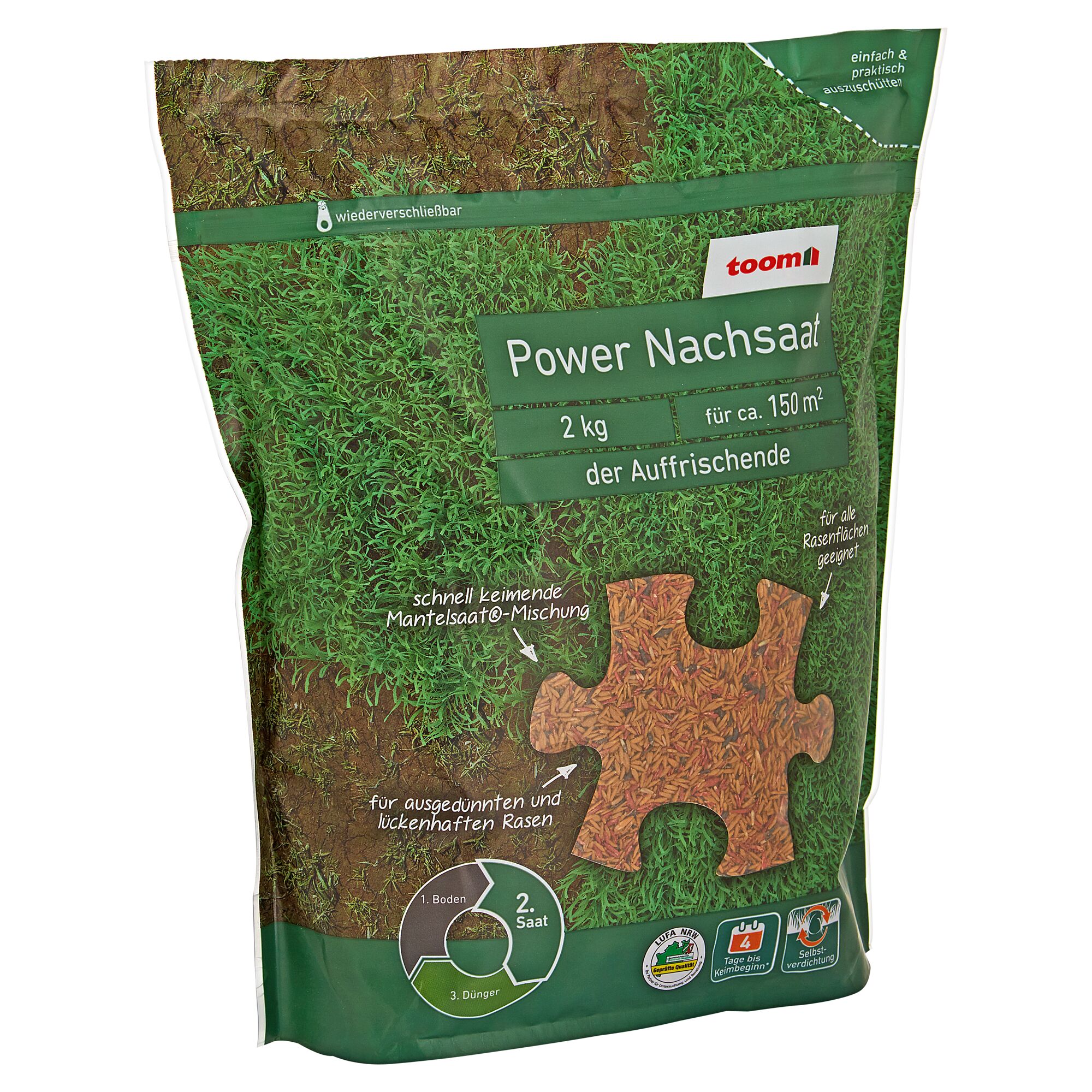 Toom Power Nachsaat 2 kg für ca. 150 m²