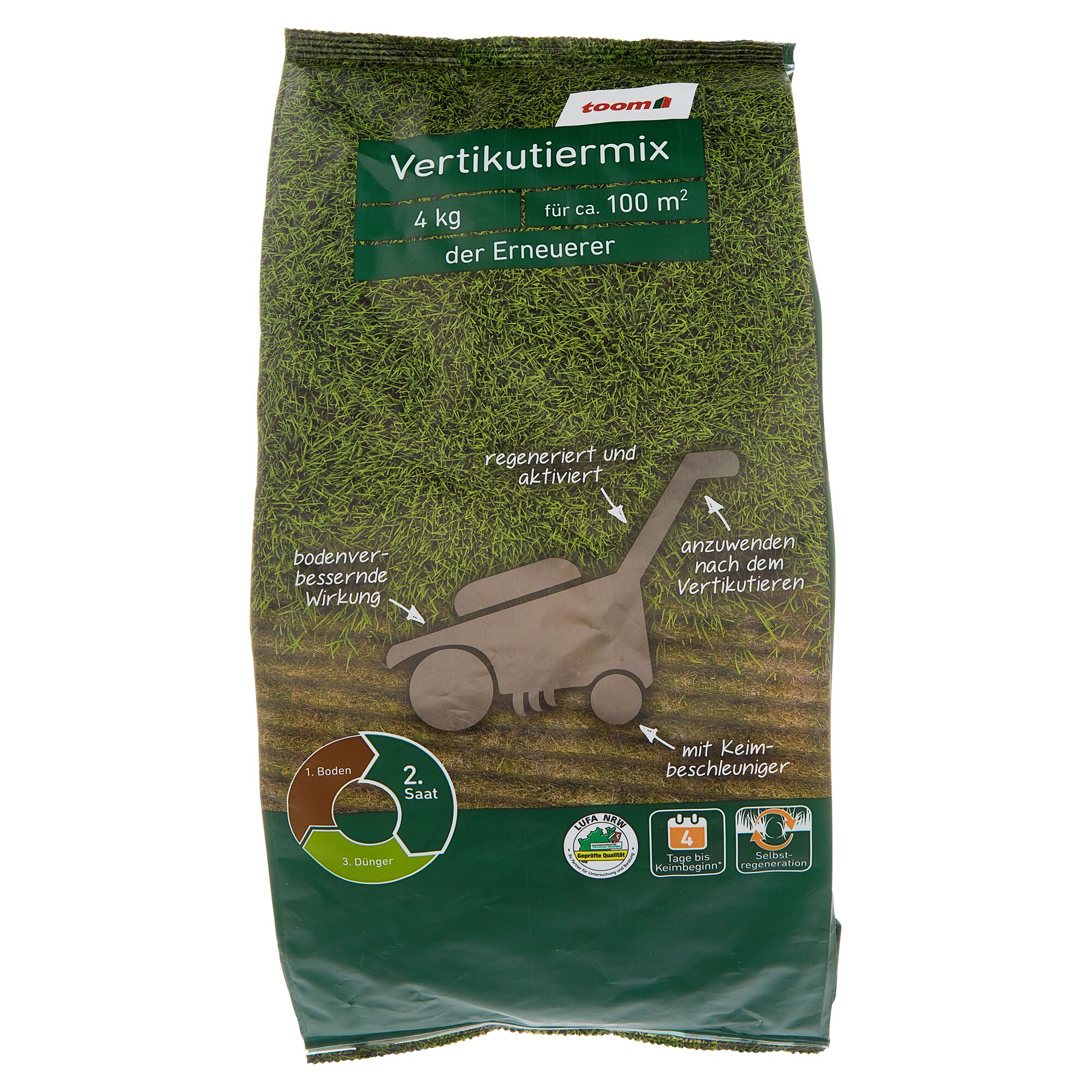 Toom Vertikutiermix 4 kg für ca. 100 m²