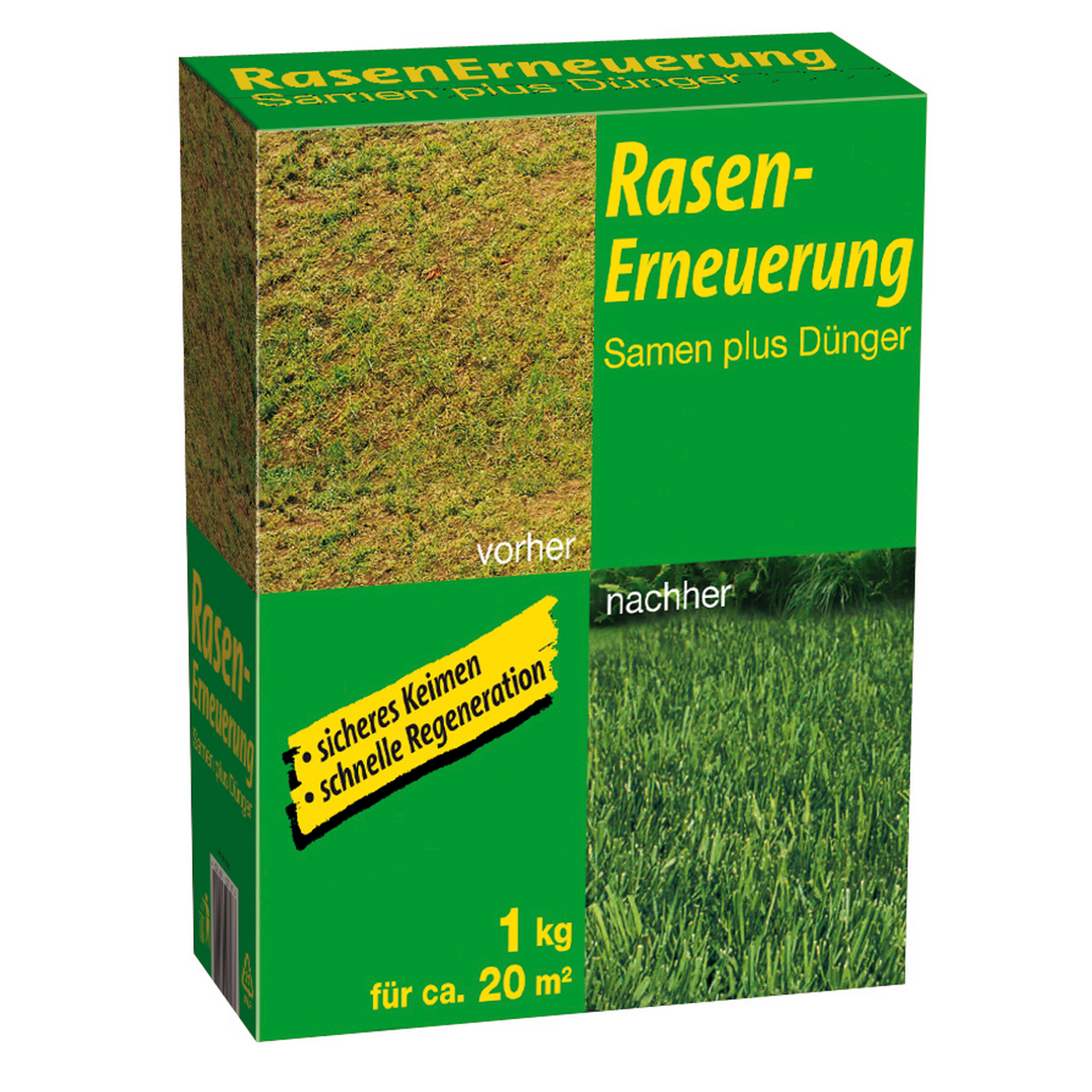 Rasensamen und Dünger 'Rasenerneuerung' 1 kg + product picture