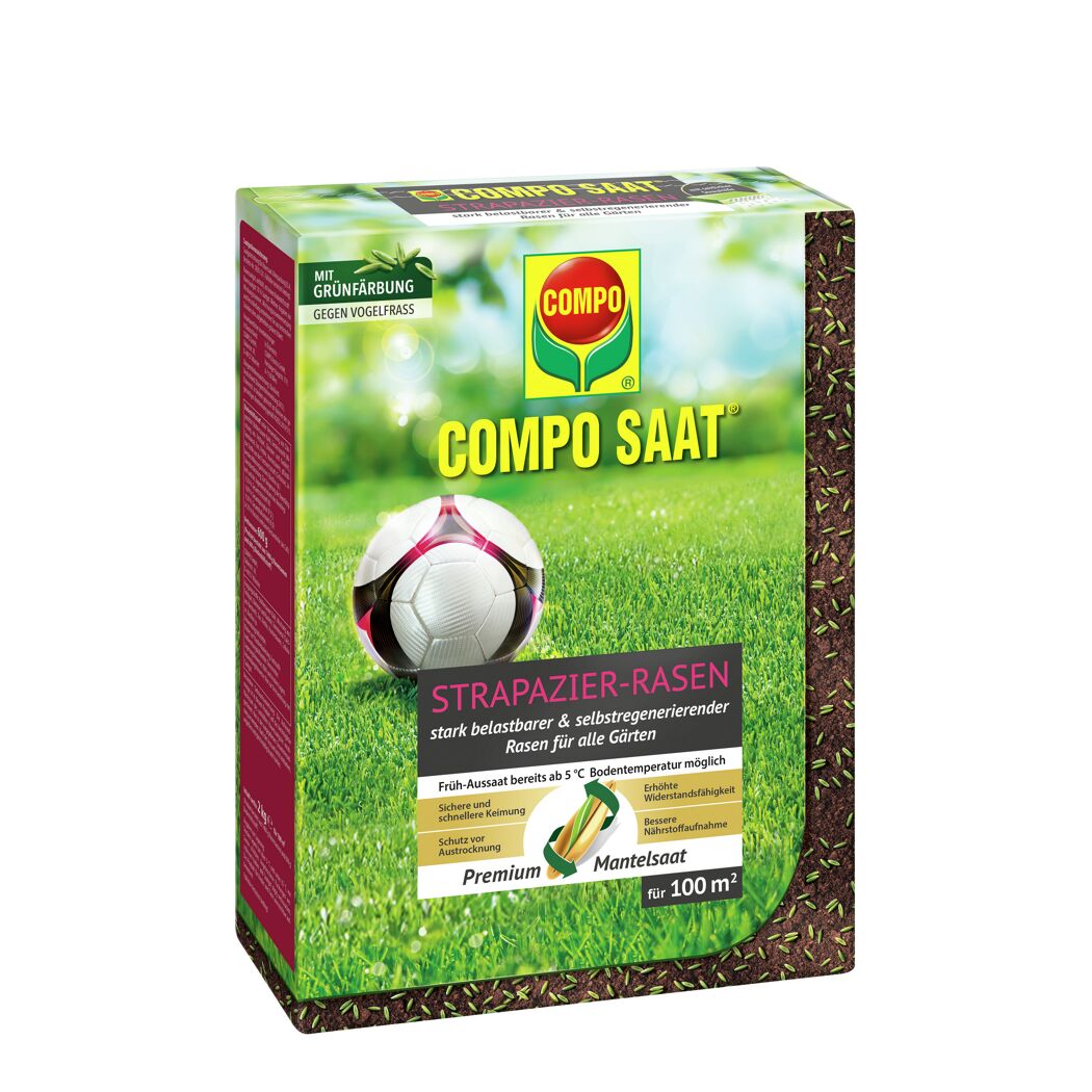 Strapazier-Rasen 'Compo Saat' 2 kg für 100 m²