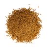 Haufen brauner Grassamen