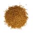 Haufen brauner Grassamen