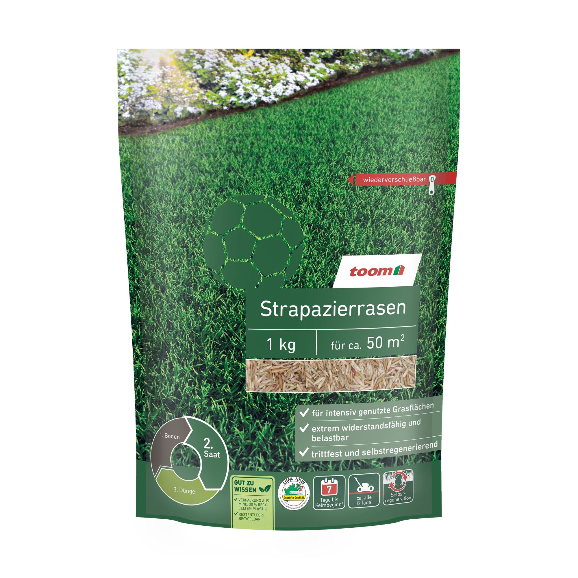 Rasensamen für 50 m²
