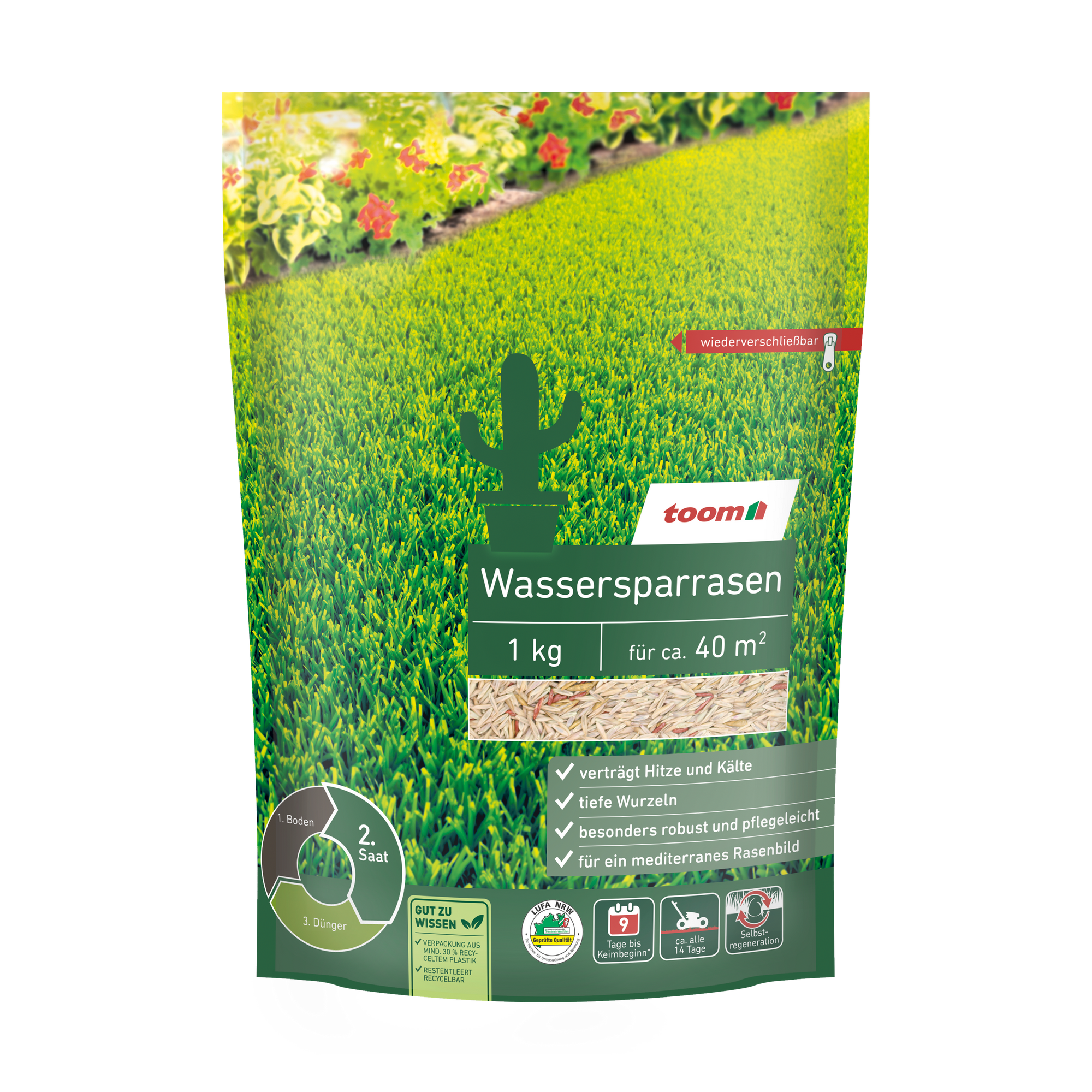 Wassersparrasen 1 kg für ca. 40 m² + product picture