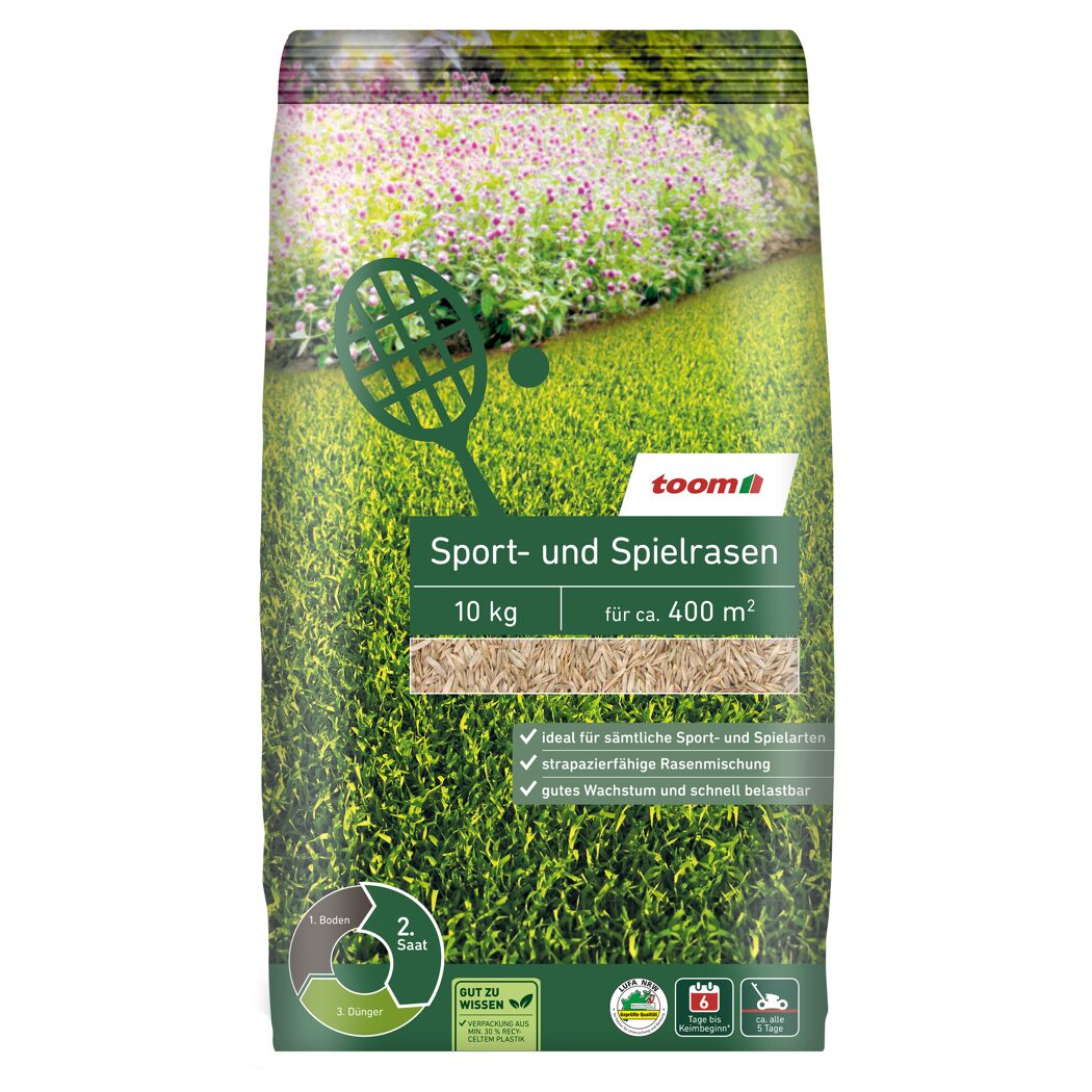 Sport- und Spielrasen 10 kg