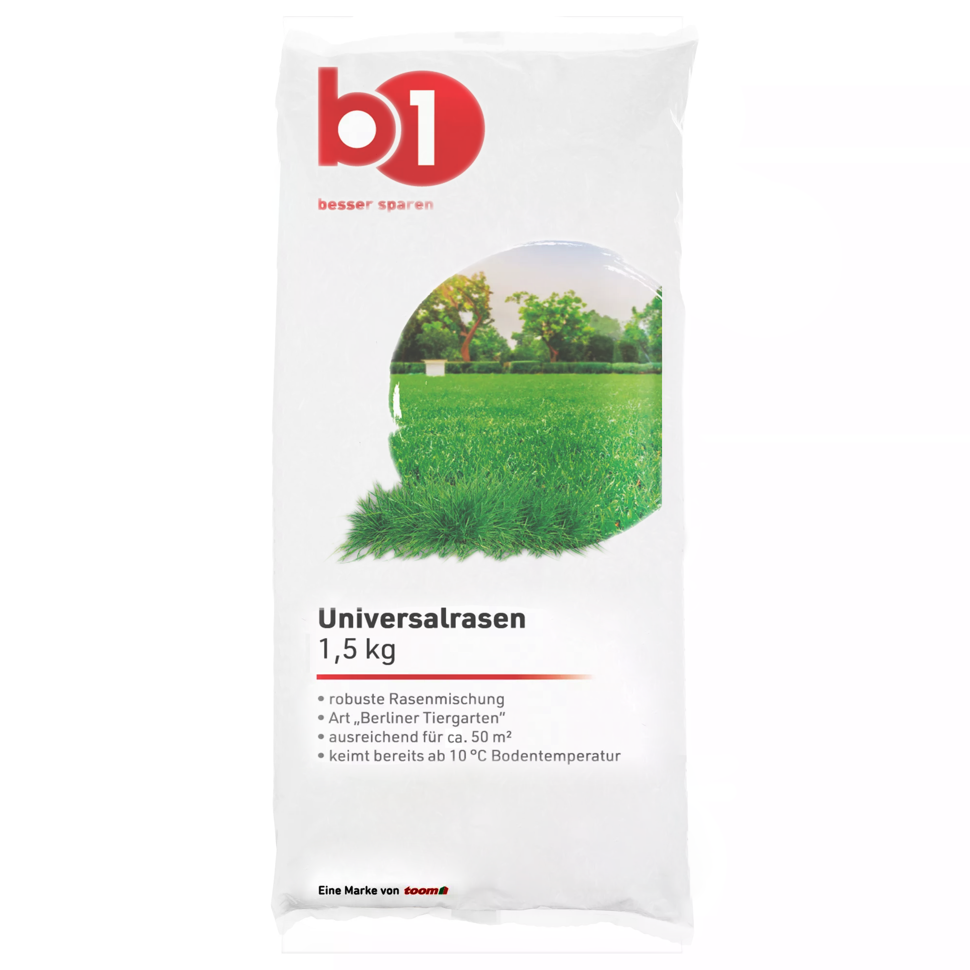 Universalrasensaat 'Berliner Tiergarten' 1,5 kg für ca. 50 m² + product picture