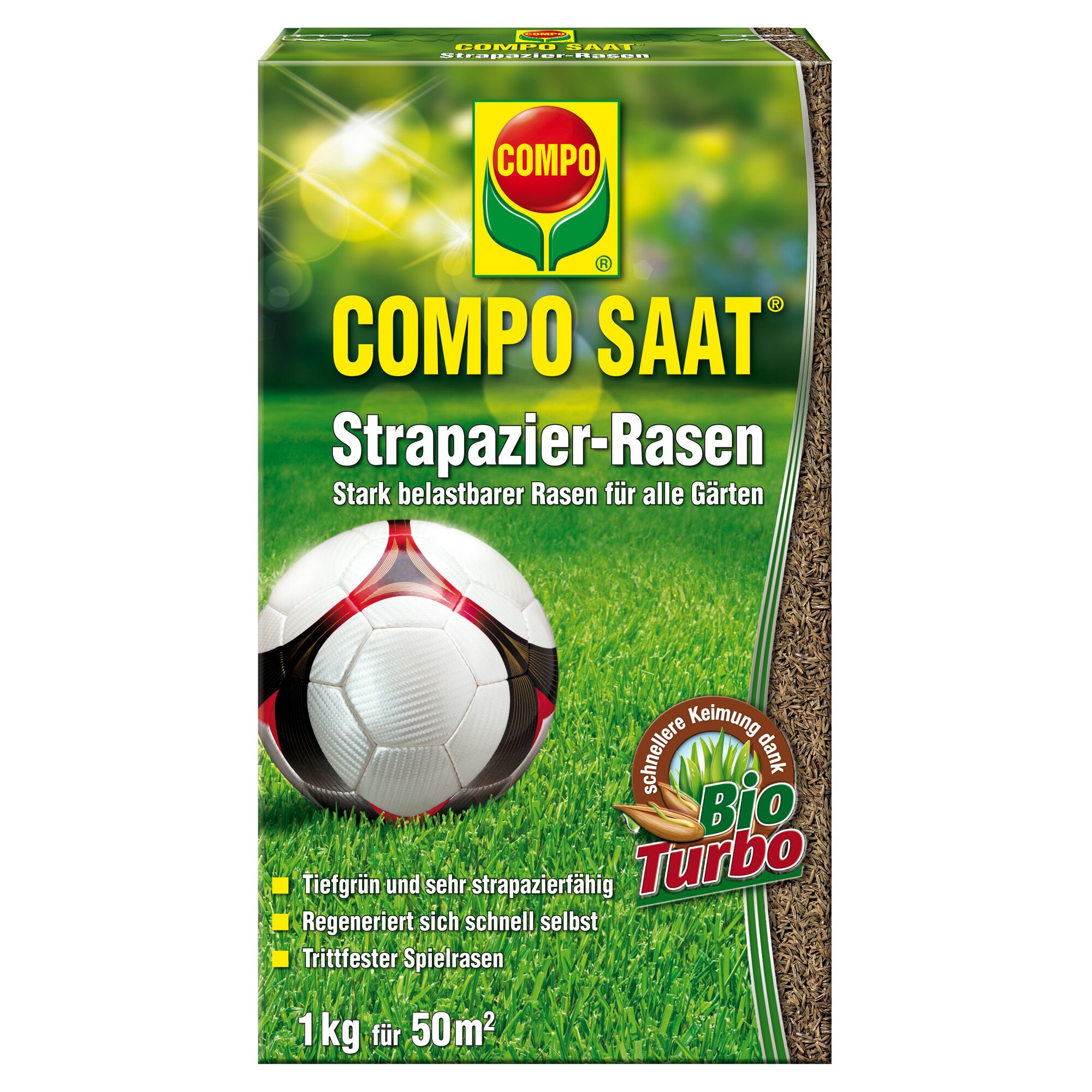 COMPO SAAT Strapazier-Rasen 1 kg für 50 m²