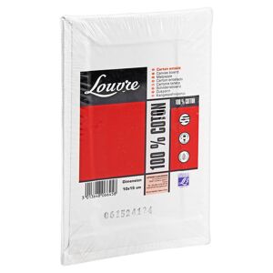 Malpappe "Louvre" Karton baumwollbespannt weiß 10 x 15 cm