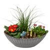 Bepflanztes Schiffchen Frühling 36 cm Topf
