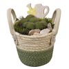 Seegraskorb bepflanzt 14 cm