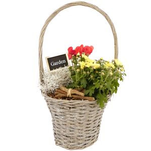 Herbstlicher Henkelkorb 23 cm