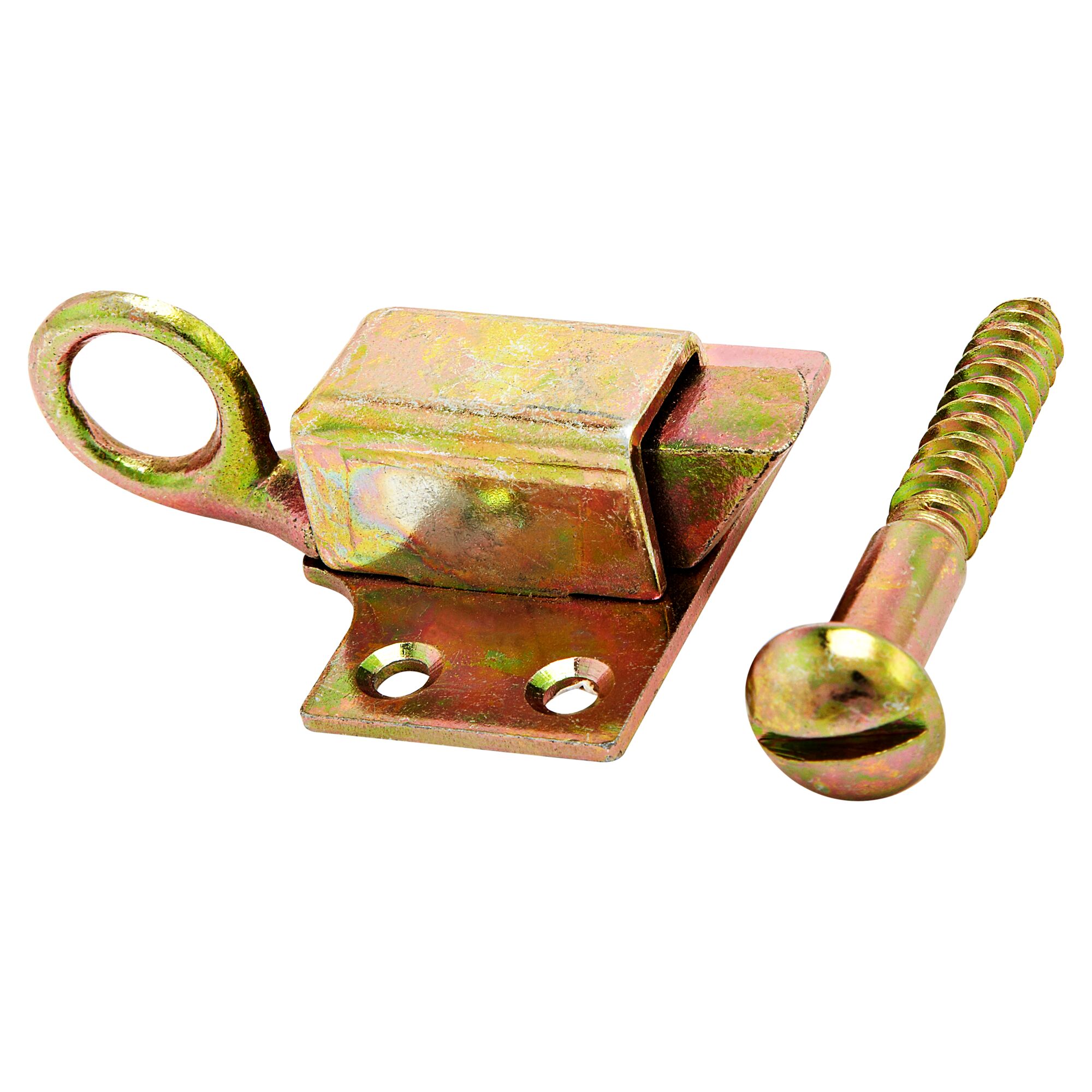 Fenster-Oberlichtschnäpper, gelb verzinkt, mit Schraube