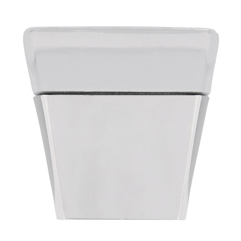 Weißer Tastdimmer von unten.
