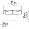 Technische Zeichnung Knopf SM8117I-34SN1 rot/pink