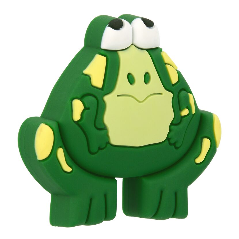 Knopf Frosch grün