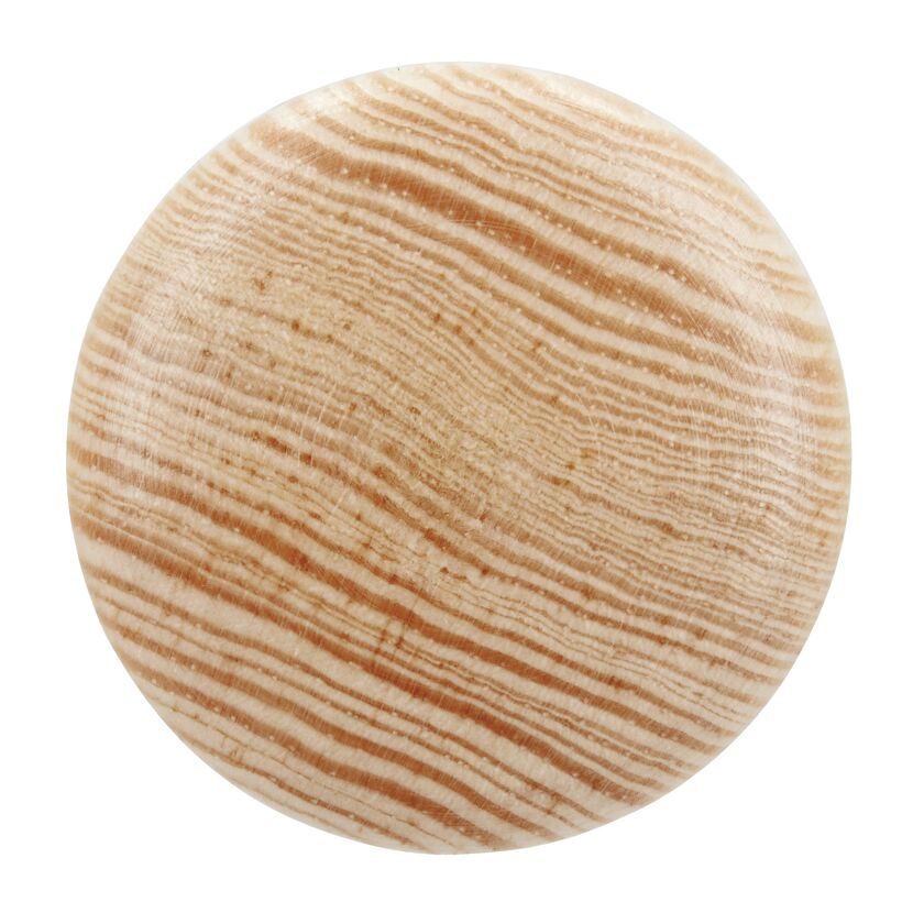 Runder Holzknopf aus Kiefernholz