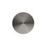 Runder Knopf aus Metall, fein geschliffen