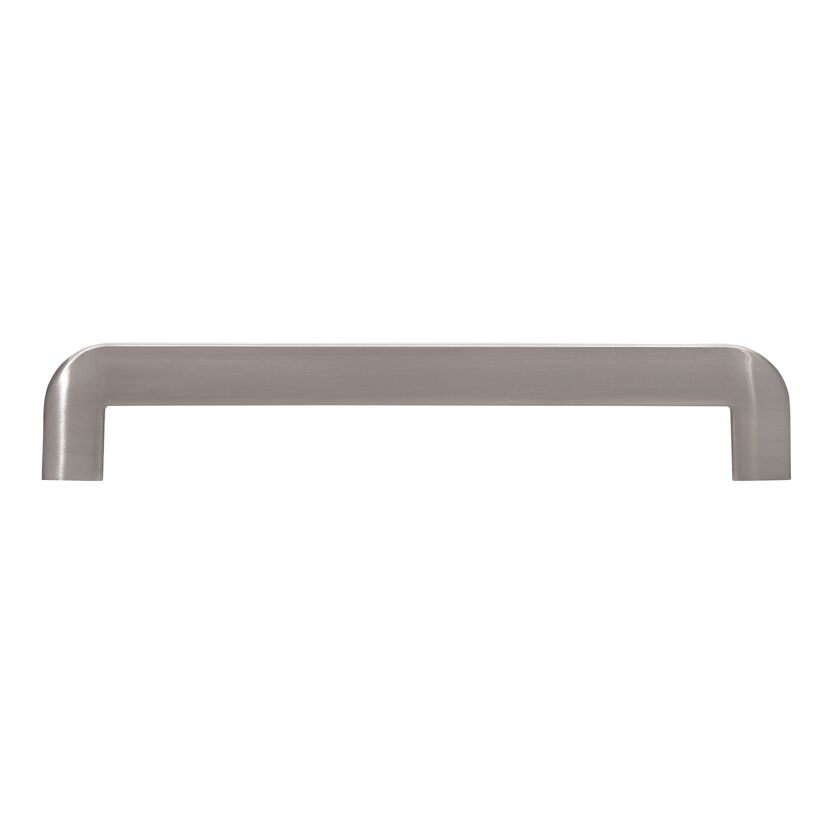 Metallgriff, vernickelt, fein geschliffen