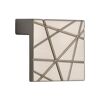 Türklinke aus Metall mit geometrischem Muster