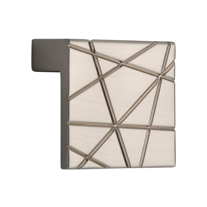 Türklinke aus Metall mit geometrischem Muster