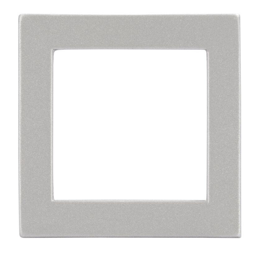 Alufarbener rechteckiger Bilderrahmen