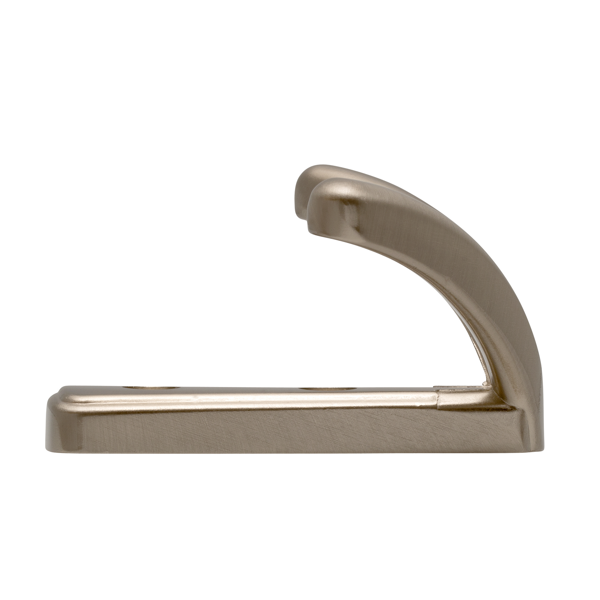 Garderobehaken aus Metall, Farbe Nickel matt