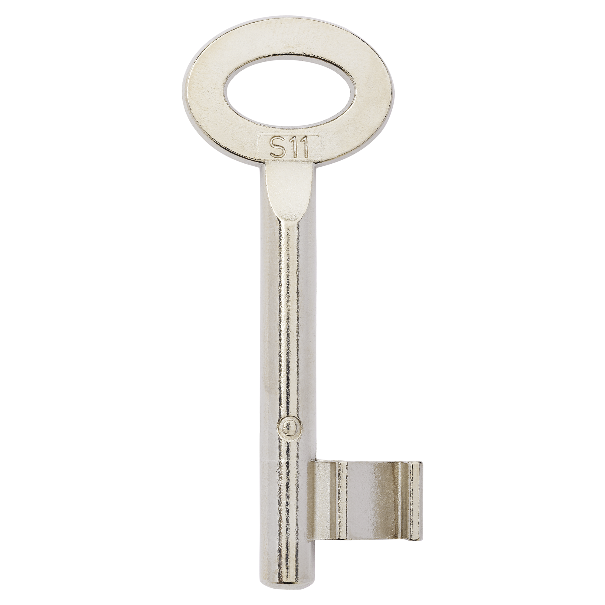 Silberner Buntbart Schlüsselrohling S11