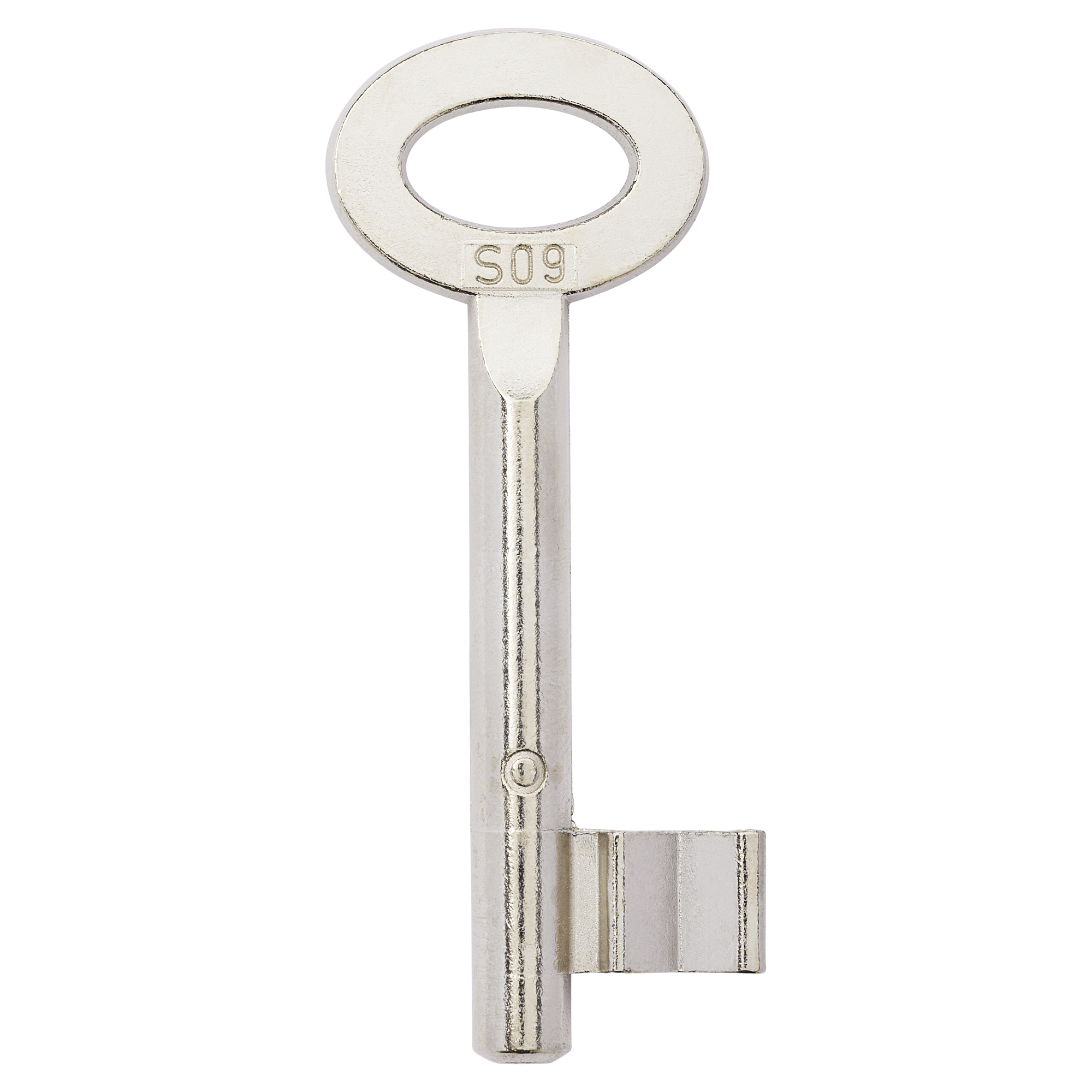 Silberner Buntbart Schlüsselrohling