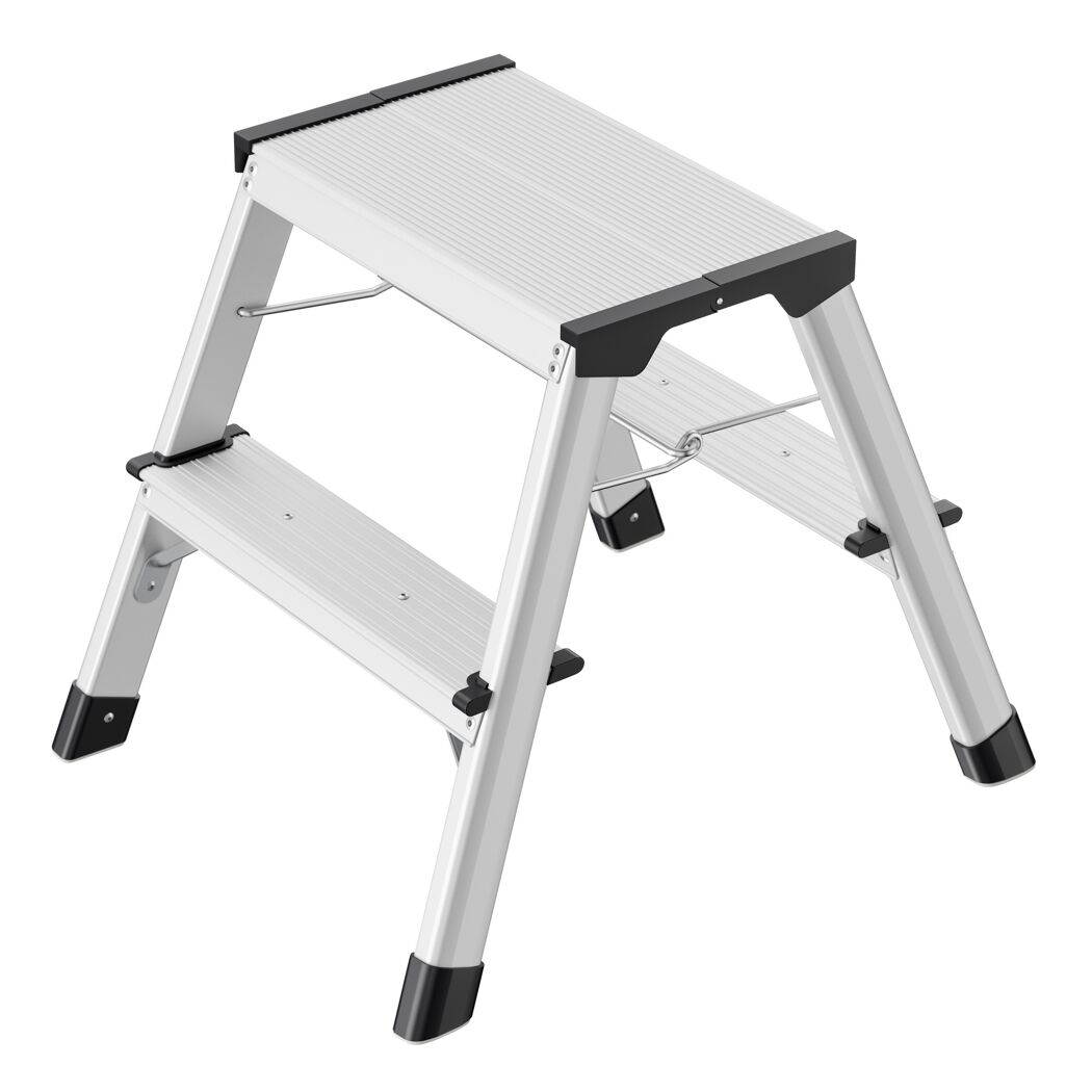 Zweistufige Alu-Trittleiter L90 Step-ke