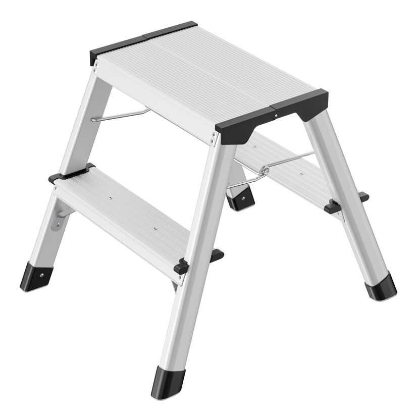 Zweistufige Alu-Trittleiter L90 Step-ke