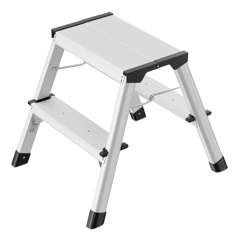 Zweistufige Alu-Trittleiter L90 Step-ke
