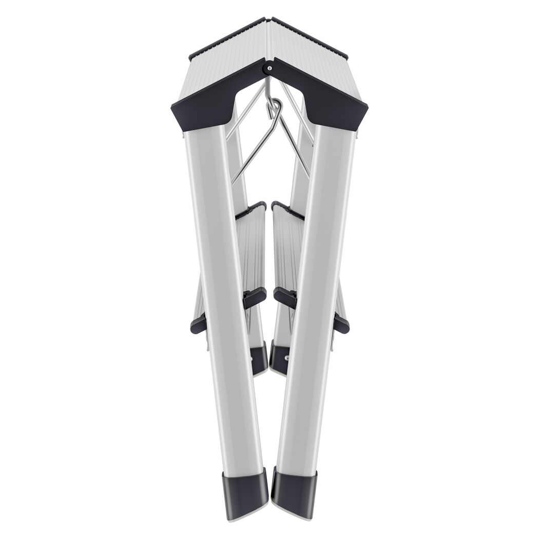 Alu-Trittleiter L90 Step-ke zusammengeklappt