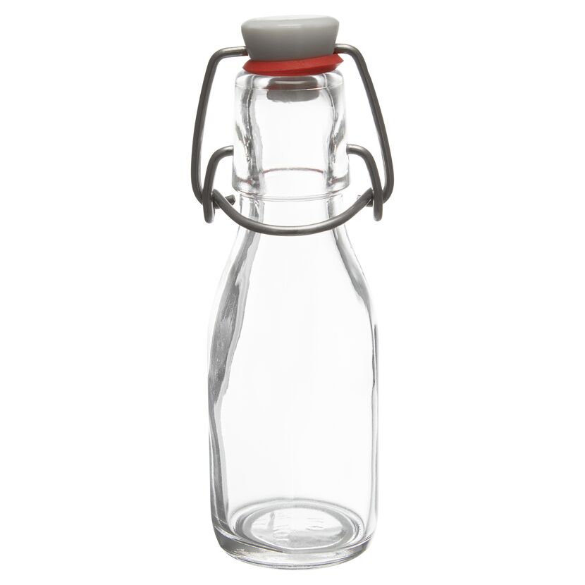 Leere Bügelflasche mit 100 ml Fassungsvermögen
