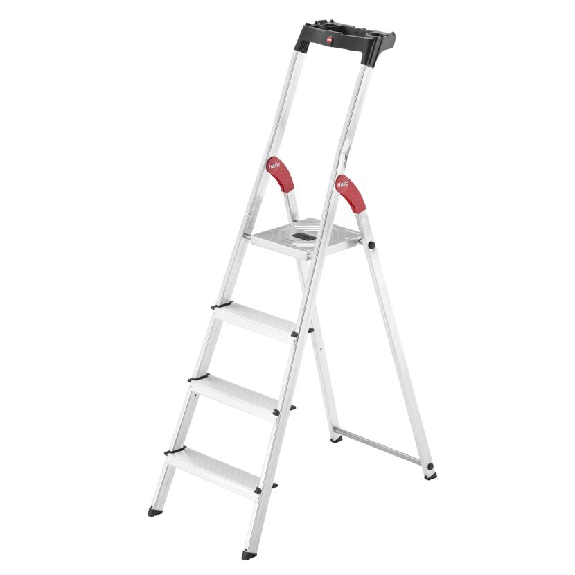 Hailo Alu-Stehleiter L60 mit 4 Stufen