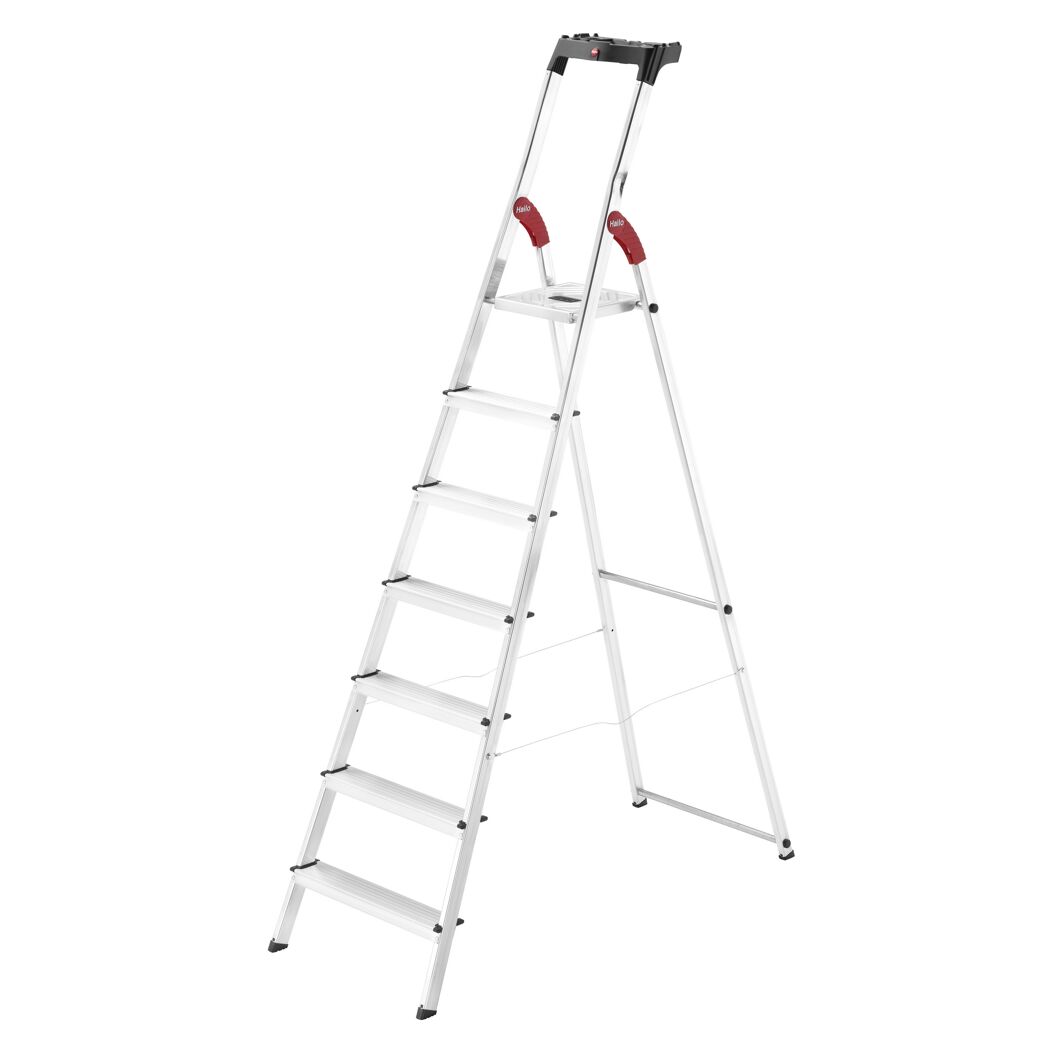 Hailo Alu-Stehleiter L60, 7 Stufen